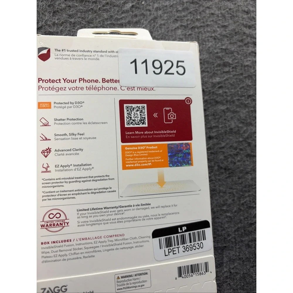 Zagg Invisible Shield Fusion D3O Screen Protector For Samsung Galaxy S22
